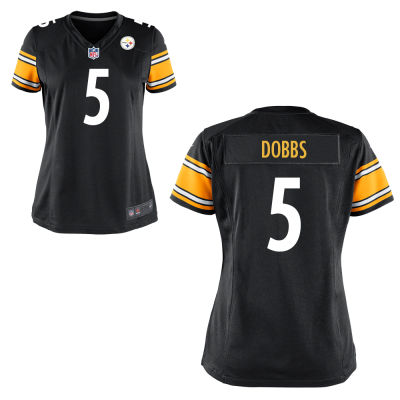 Women's Pittsburgh Steelers Nike Black Joshua Dobbs Game Jersey