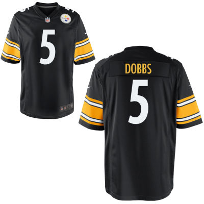 Youth Pittsburgh Steelers Nike Black Joshua Dobbs Game Jersey