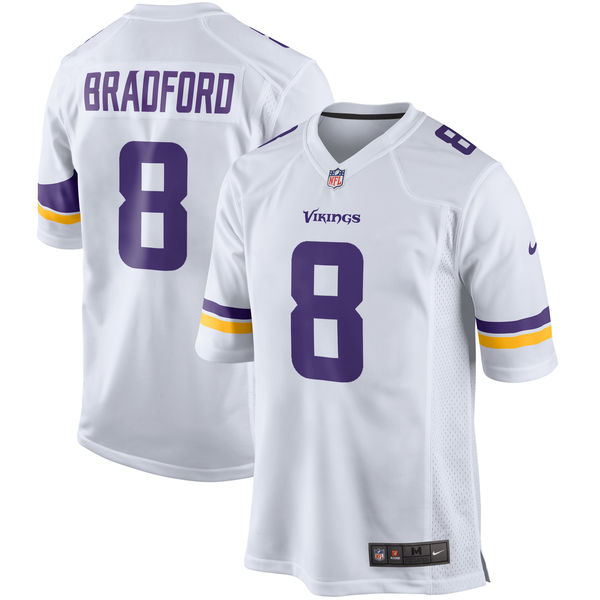 Youth Minnesota Vikings Sam Bradford Nike White Game Jersey