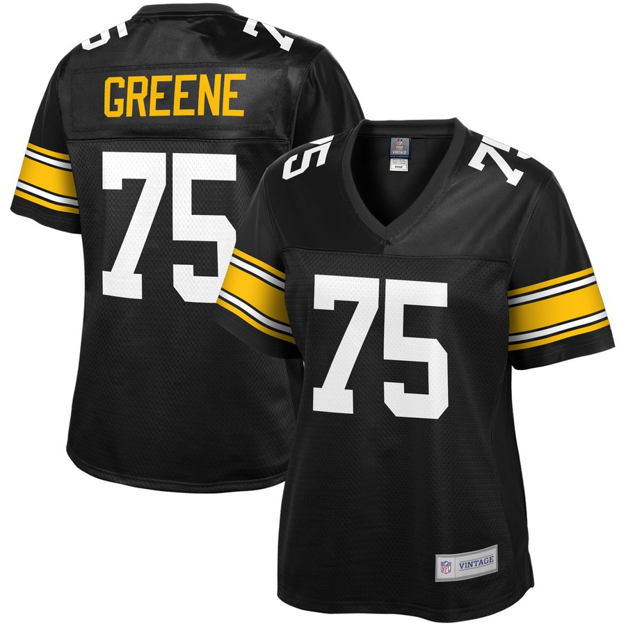 Women's Pittsburgh Steelers Joe Greene Nfl Pro Line Black Retired Player Jersey