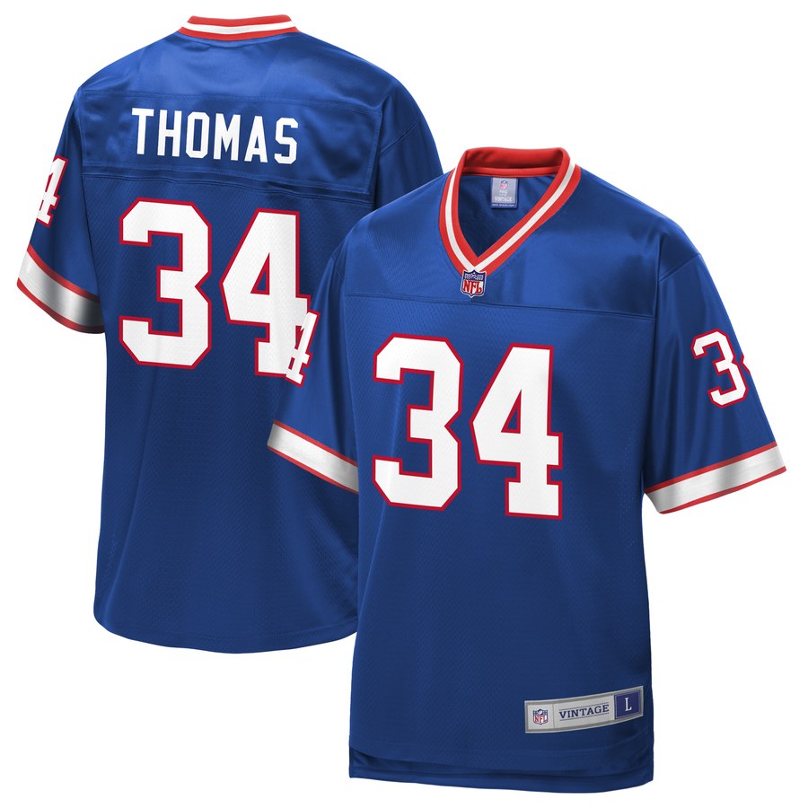 Mens Buffalo Bills Thurman Thomas NFL Pro Line Royal Retired Team Player Jersey