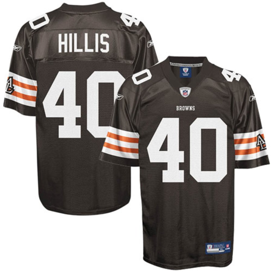 Reebok Peyton Hillis Cleveland Browns Historic Logo Youth Replica Jersey Brown