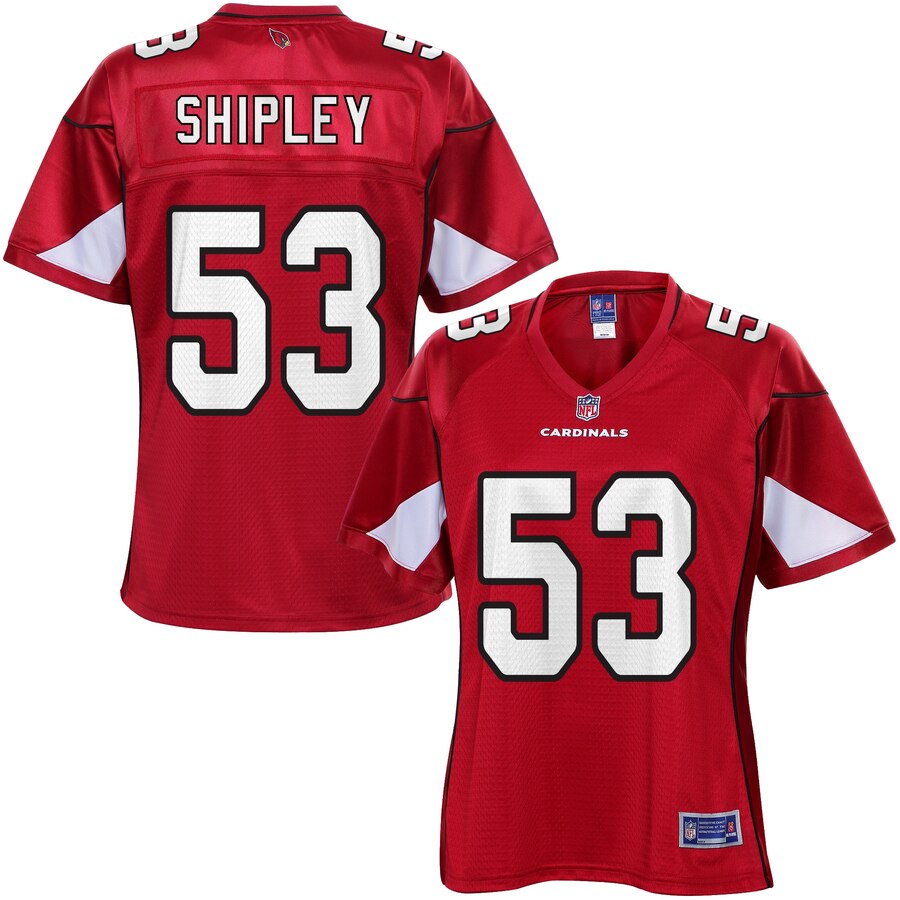 Women's Arizona Cardinals A.Q. Shipley NFL Pro Line Cardinal Team Color Jersey