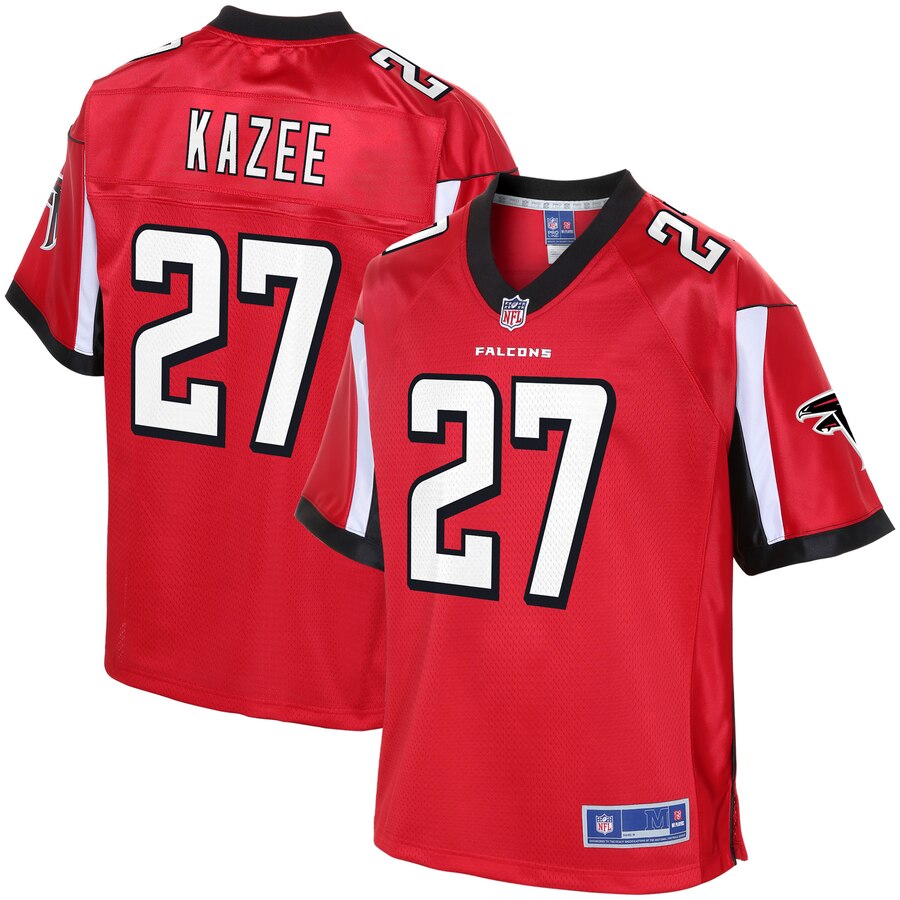 Men's Atlanta Falcons Damontae Kazee NFL Pro Line Red Team Color Player Jersey