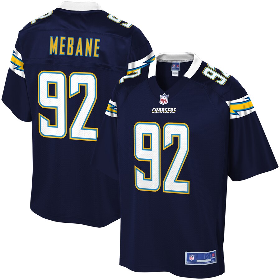 Youth Los Angeles Chargers Brandon Mebane NFL Pro Line Navy Team Color Player Jersey