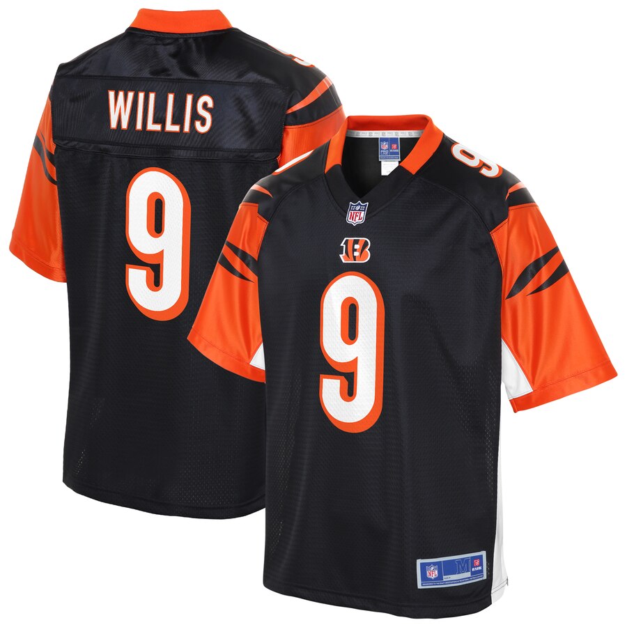 Youth Cincinnati Bengals Damion Willis NFL Pro Line Black Player Jersey