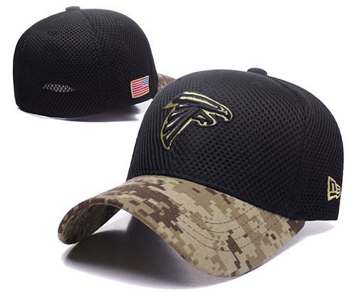 NFL Men's Atlanta Falcons New Era Camo Salute To Service Sideline 39THIRTY Flex Hat