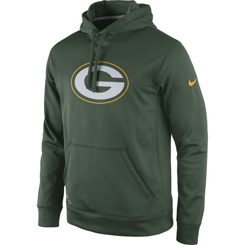 NFL Green Bay Packers Nike Practice Performance Pullover Hoodie - Green