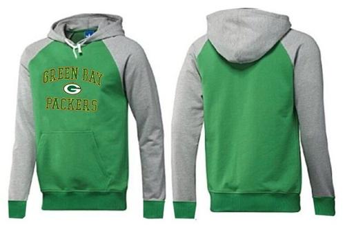 NFL Men's Nike Green Bay Packers Heart & Soul Pullover Hoodie - Green/Grey