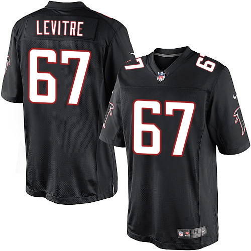 Youth Limited Andy Levitre Nike Jersey Black Alternate - #67 NFL Atlanta Falcons