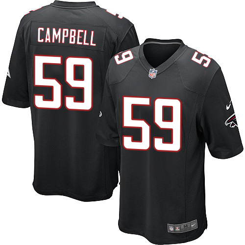 Youth Game De'Vondre Campbell Nike Jersey Black Alternate - #59 NFL Atlanta Falcons