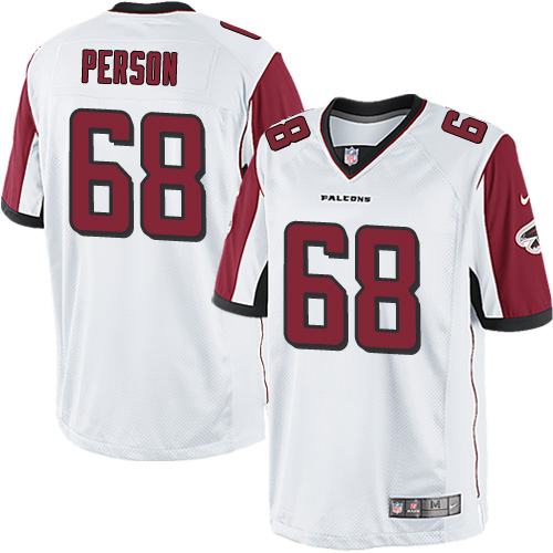 Youth Limited Mike Person Nike Jersey White Road - #68 NFL Atlanta Falcons