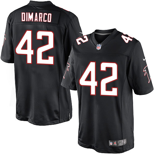 Youth Elite Patrick DiMarco Nike Jersey Black Alternate - #42 NFL Atlanta Falcons