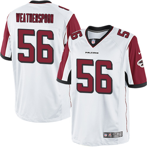 Youth Elite Sean Weatherspoon Nike Jersey White Road - #56 NFL Atlanta Falcons