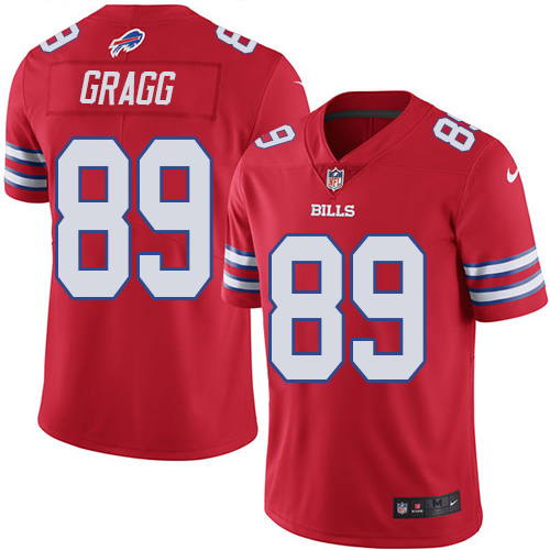 Youth Limited Chris Gragg Nike Jersey Red - #89 Rush NFL Buffalo Bills