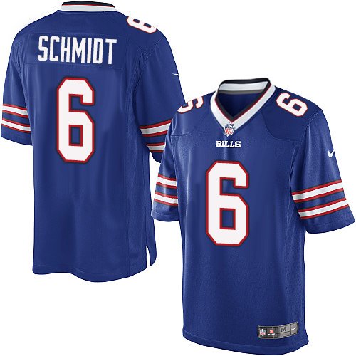 Youth Limited Colton Schmidt Nike Jersey Royal Blue Home - #6 NFL Buffalo Bills
