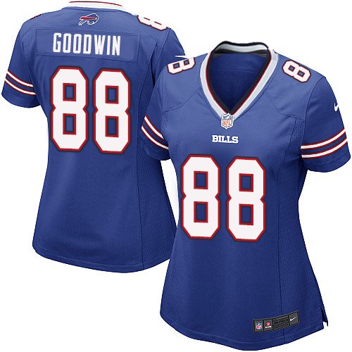 Women's Game Marquise Goodwin Nike Jersey Royal Blue Home - #88 NFL Buffalo Bills