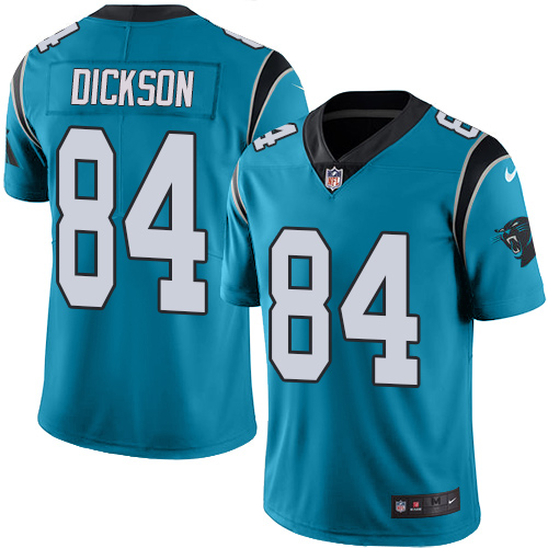 Youth Limited Ed Dickson Nike Jersey Blue - #84 Rush NFL Carolina Panthers