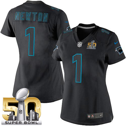 Women's Game J.J. Jansen Nike Jersey Black - #44 Fashion NFL Carolina Panthers