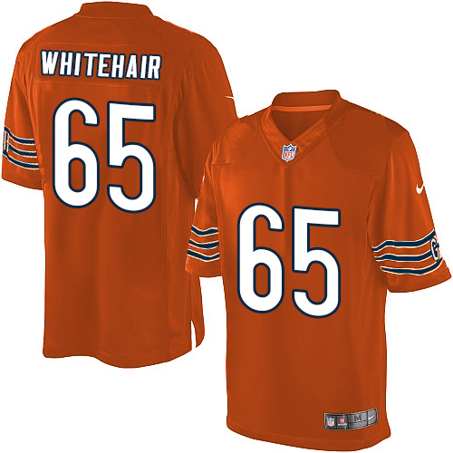 Youth Elite Cody Whitehair Nike Jersey Orange Alternate - #65 NFL Chicago Bears