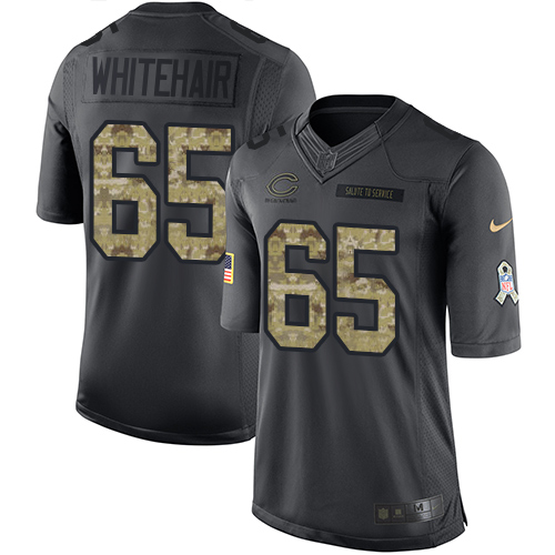 Youth Limited Cody Whitehair Nike Jersey Black - #65 2016 Salute to Service NFL Chicago Bears
