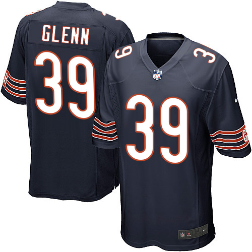 Youth Game Jacoby Glenn Nike Jersey Navy Blue Home - #39 NFL Chicago Bears