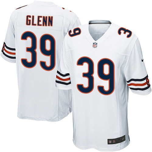 Youth Game Jacoby Glenn Nike Jersey White Road - #39 NFL Chicago Bears