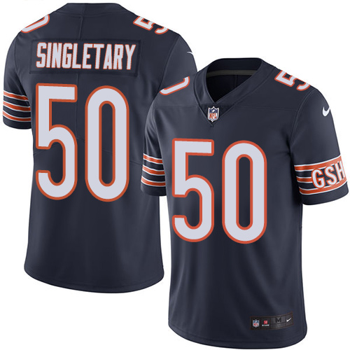 Youth Limited Mike Singletary Nike Jersey Navy Blue - #50 Rush NFL Chicago Bears