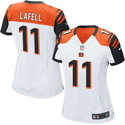 Women's Elite Brandon LaFell Nike Jersey White Road - #11 NFL Cincinnati Bengals