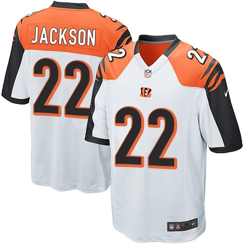 Men's Game William Jackson Nike Jersey White Road - #22 NFL Cincinnati Bengals