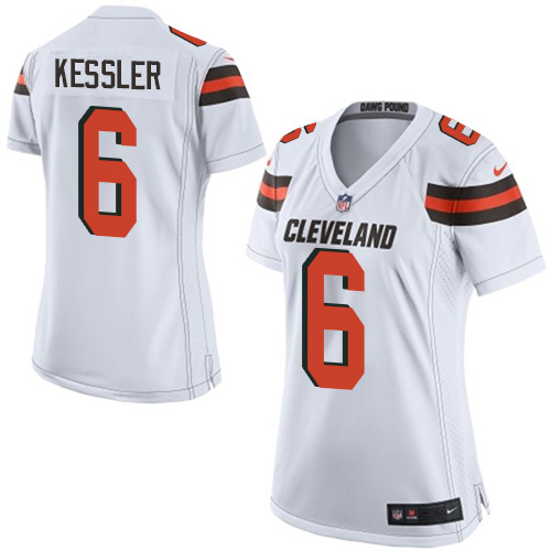 Women's Game Cody Kessler Nike Jersey White Road - #6 NFL Cleveland Browns