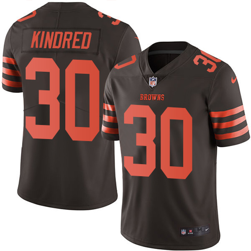 Youth Limited Derrick Kindred Nike Jersey Brown - #30 Rush NFL Cleveland Browns