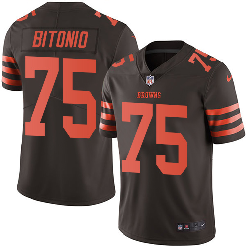 Youth Limited Joel Bitonio Nike Jersey Brown - #75 Rush NFL Cleveland Browns