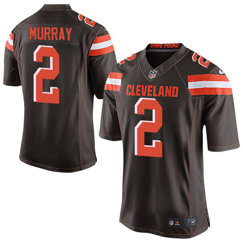 Youth Elite Patrick Murray Nike Jersey Brown Home - #2 NFL Cleveland Browns