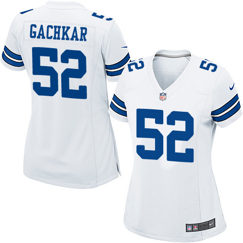 Women's Game Andrew Gachkar Nike Jersey White Road - #52 NFL Dallas Cowboys