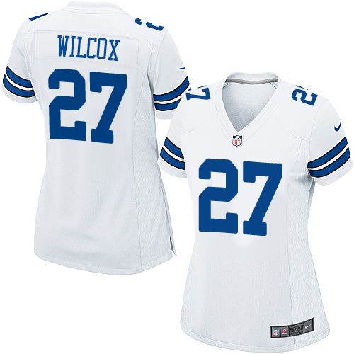 Women's Game J.J. Wilcox Nike Jersey White Road - #27 NFL Dallas Cowboys