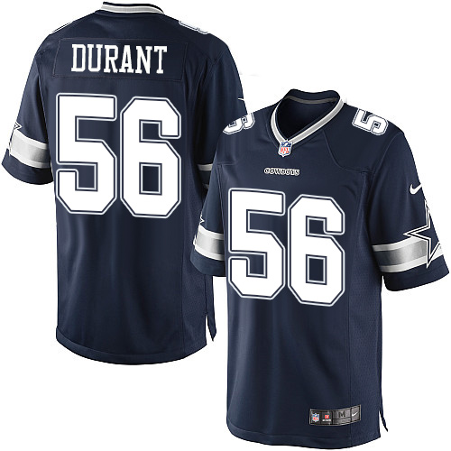 Men's Limited Justin Durant Nike Jersey Navy Blue Home - #56 NFL Dallas Cowboys