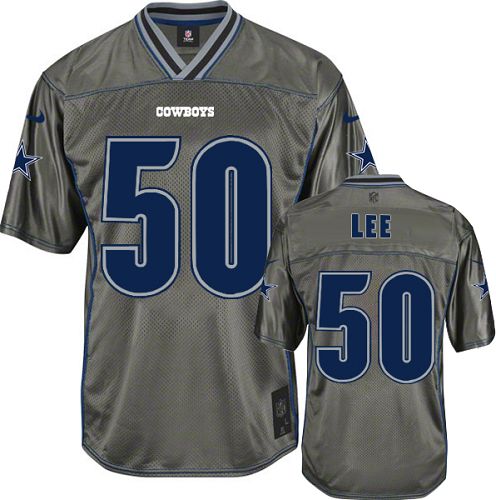 Men's Elite Sean Lee Nike Jersey Grey - #50 Vapor NFL Dallas Cowboys