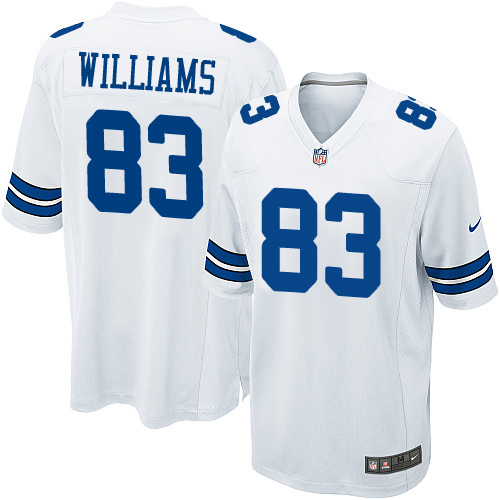 Youth Elite Terrance Williams Nike Jersey White Road - #83 NFL Dallas Cowboys
