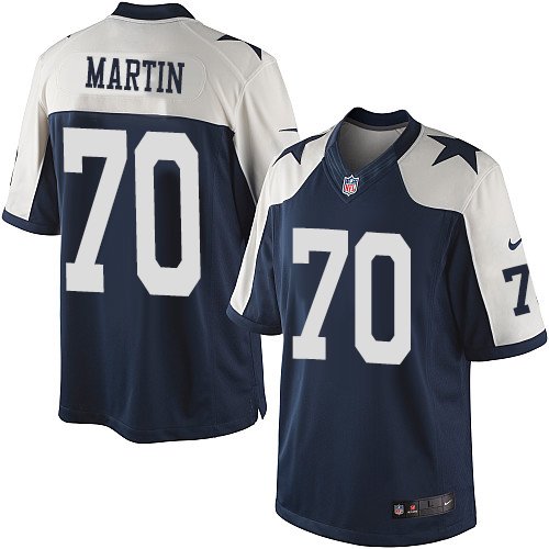 Youth Limited Zack Martin Nike Jersey Navy Blue Alternate - #70 Throwback NFL Dallas Cowboys
