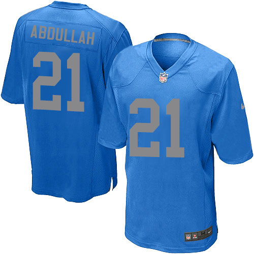 Youth Game Ameer Abdullah Nike Jersey Blue Alternate - #21 NFL Detroit Lions