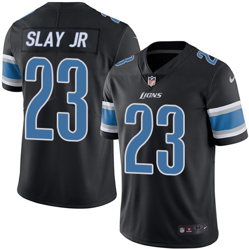 Youth Limited Darius Slay Nike Jersey Black - #23 Rush NFL Detroit Lions