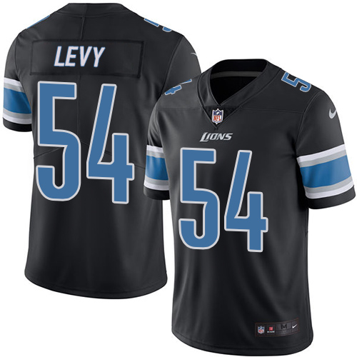 Youth Limited DeAndre Levy Nike Jersey Black - #54 Rush NFL Detroit Lions