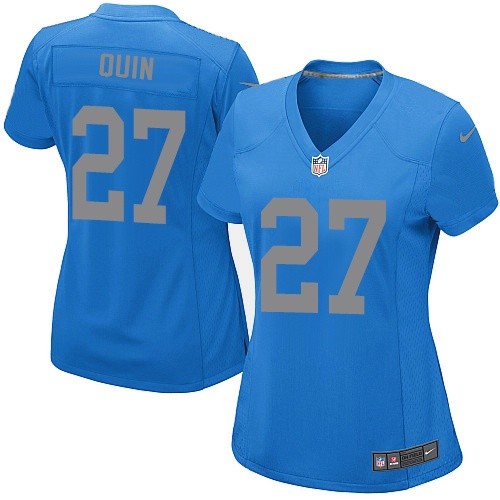 Women's Limited Glover Quin Nike Jersey Blue Alternate - #27 NFL Detroit Lions