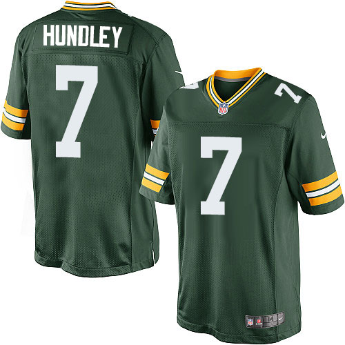 Youth Limited Brett Hundley Nike Jersey Green Home - #7 NFL Green Bay Packers