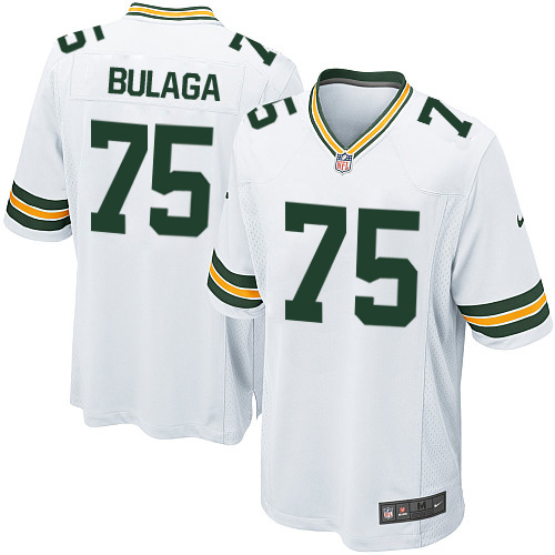 Youth Elite Bryan Bulaga Nike Jersey White Road - #75 NFL Green Bay Packers