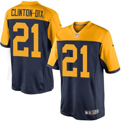 Youth Elite Ha Ha Clinton-Dix Nike Jersey Navy Blue Alternate - #21 NFL Green Bay Packers