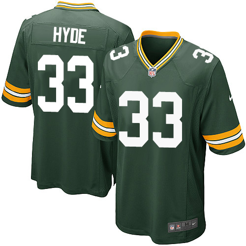 Youth Elite Micah Hyde Nike Jersey Green Home - #33 NFL Green Bay Packers