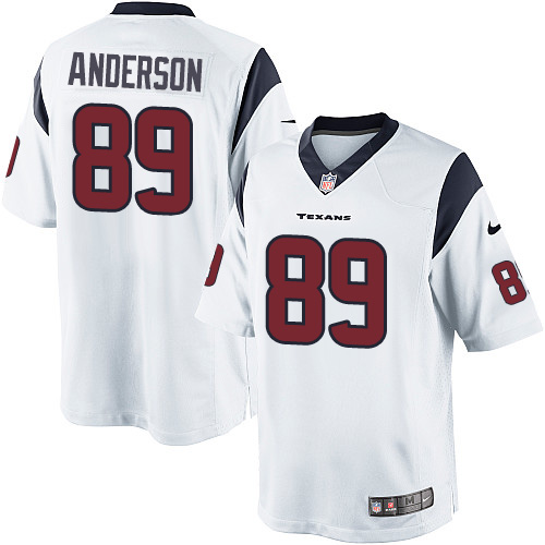 Youth Elite Stephen Anderson Nike Jersey White Road - #89 NFL Houston Texans