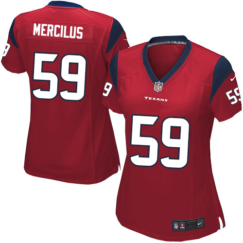 Women's Elite Whitney Mercilus Nike Jersey Red Alternate - #59 NFL Houston Texans